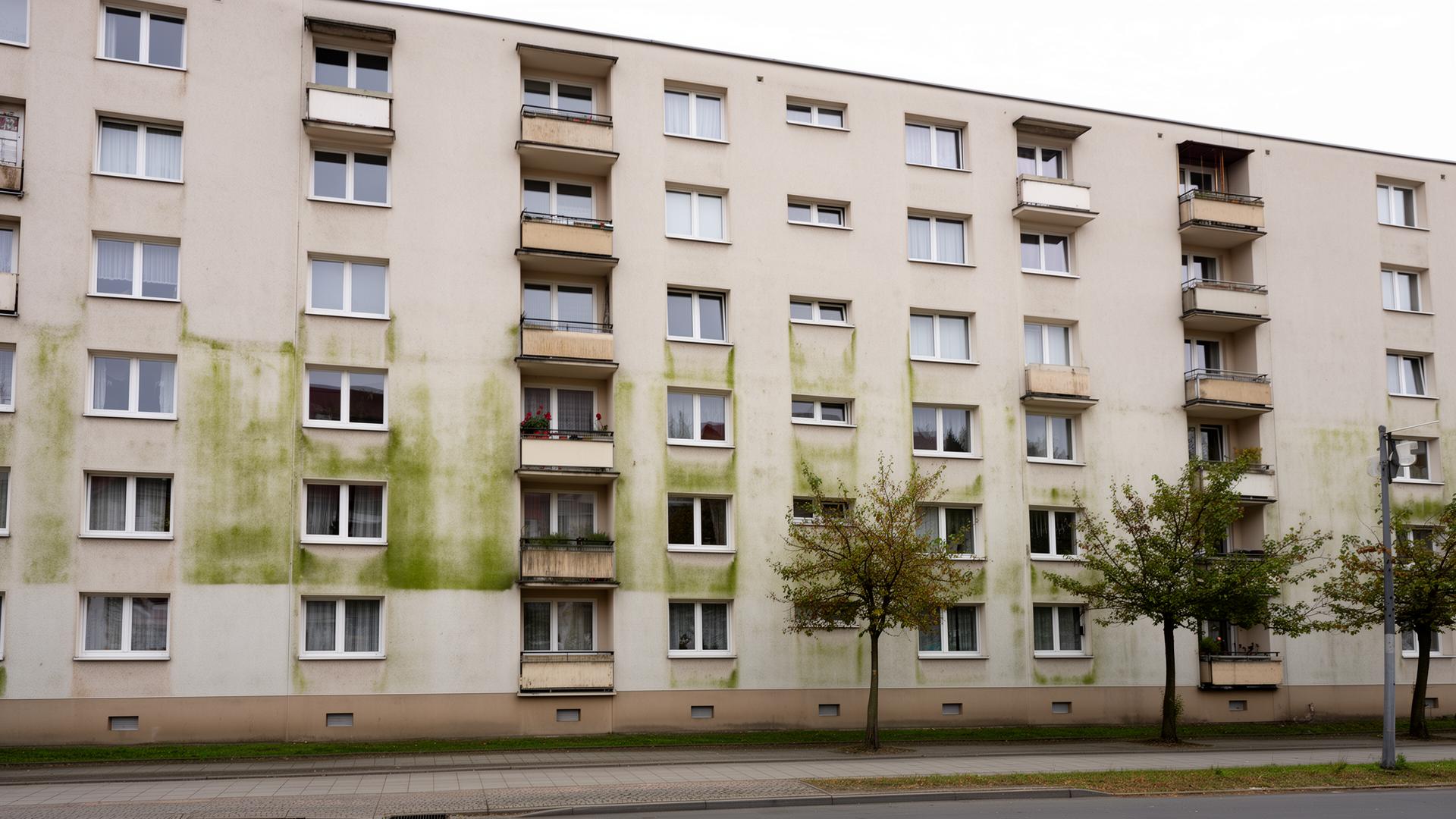 Professionelle Fassadenreinigung mit Hochdruckreiniger