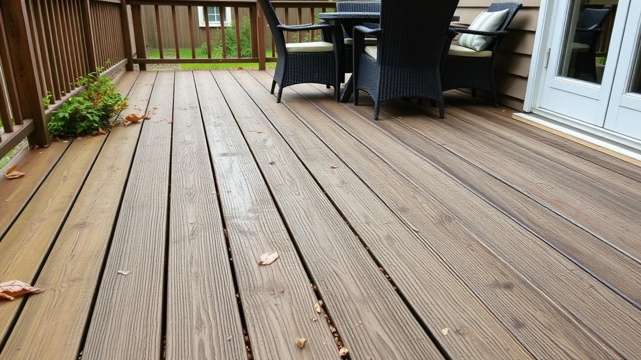 Terrasse richtig reinigen