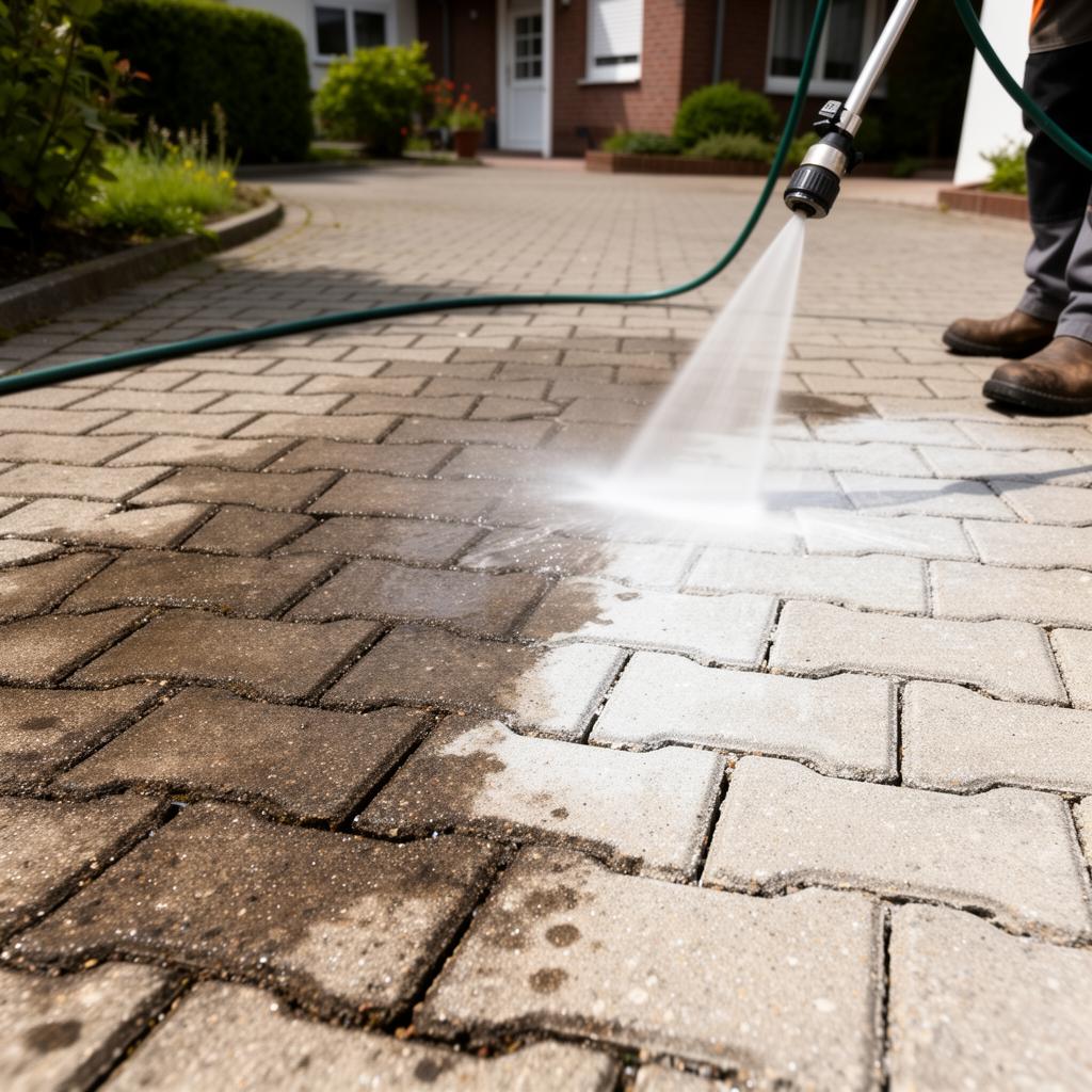 Pflasterreinigung
